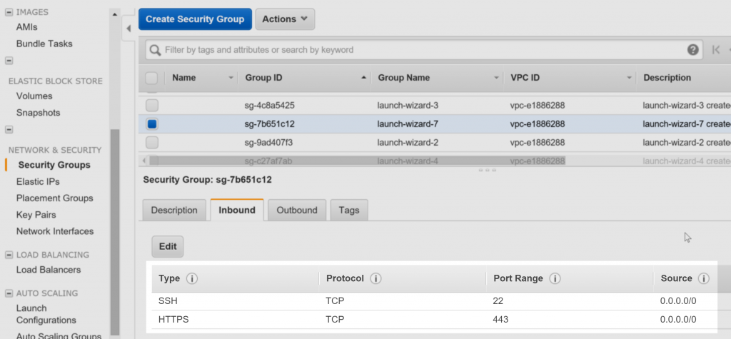 Firewall Settings